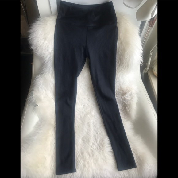 Carbon38 Pants - Carbon38 lines ribbed leggings xs